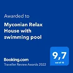 Сasa de vacaciones Myconian Relax House With Swimming Pool Ano Mera