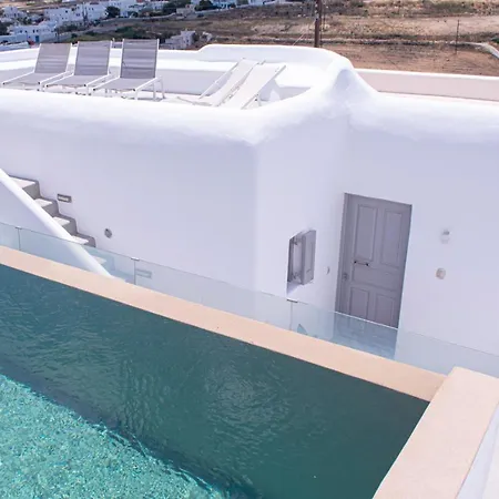 Myconian Relax House With Swimming Pool アノ・メラ